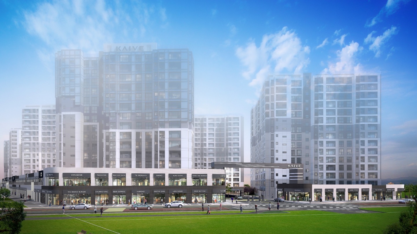 AC3BL 상업시설 정면 투시도